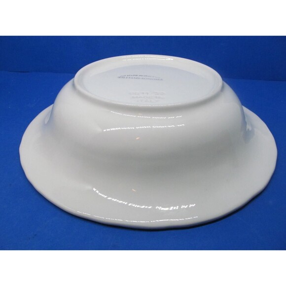 Williams Sonoma Italy Napa Saffron 12 1/2" X 3" Large Salad Serving Bowl VGC - Picture 5 of 13